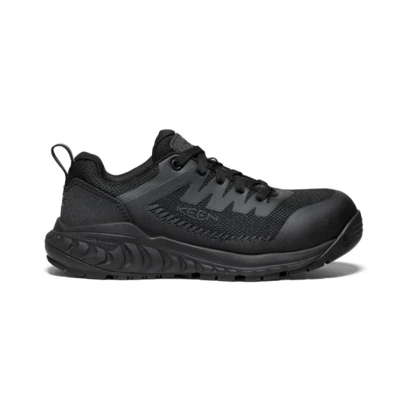 Women’s Arvada ESD Work Sneaker (Carbon Toe)  |  Black/Black