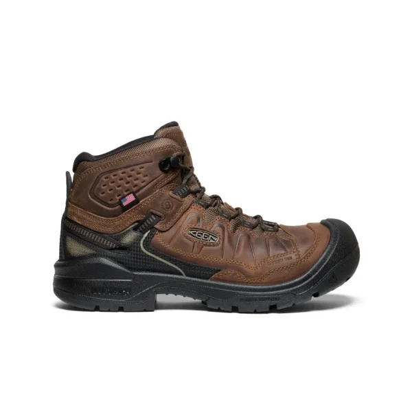 Men’s Targhee IV Waterproof Work Boot (Carbon Toe)  |  Dark Earth/Black