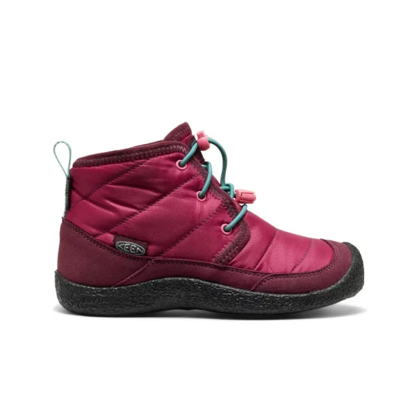 Big Kids’ Howser II Waterproof Chukka  |  Beaujolais/Pool Blue