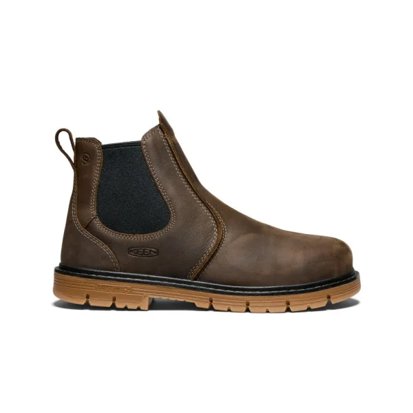 Men’s San Jose Chelsea 90° Heel Boot (Aluminum Toe)  |  Cascade Brown/Gum