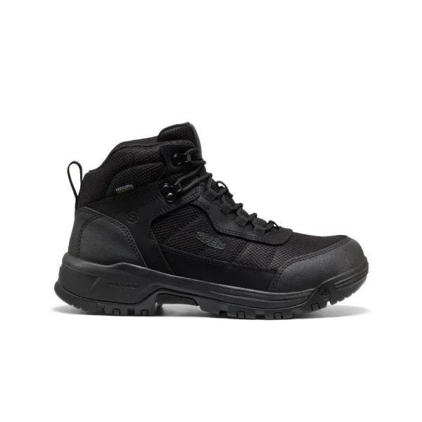 Men’s Skokie Waterproof Work Boot (Soft Toe)  |  Black/Black