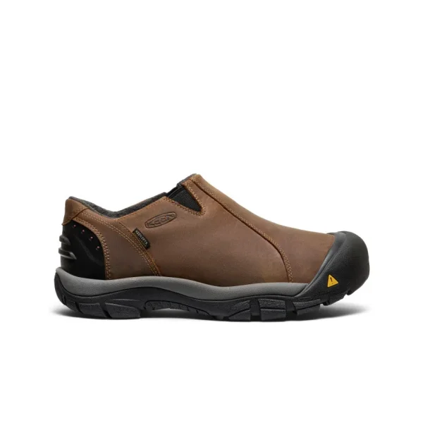 Men’s Brixen Waterproof Shoe Wide  |  Slate Black/Madder Brown