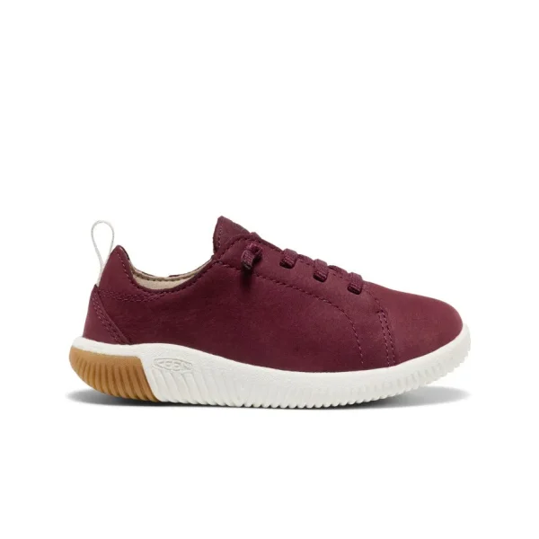 Little Kids’ KNX Leather Sneaker  |  Fig/Star White