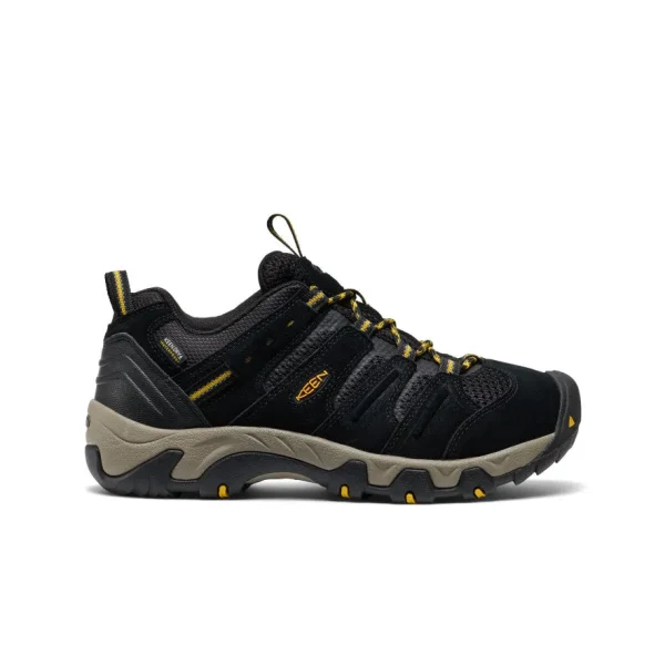 Men’s Headout Waterproof Hiking Shoe  |  Black/Lemon Curry