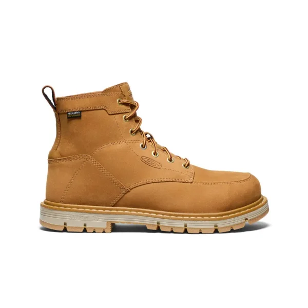 Men’s San Jose 6 Waterproof 90° Heel Boot (Aluminum Toe)  |  Bistre/Gum
