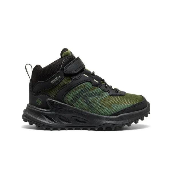 Little Kids’ Zionic Waterproof Hiker  |  Black/Bronze Green