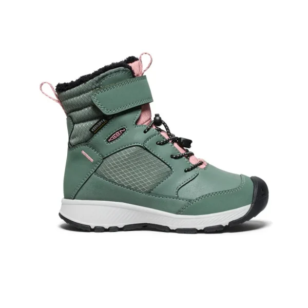 Little Kids’ Skua Waterproof Winter Boot  |  Dark Forest/Rose Elegance