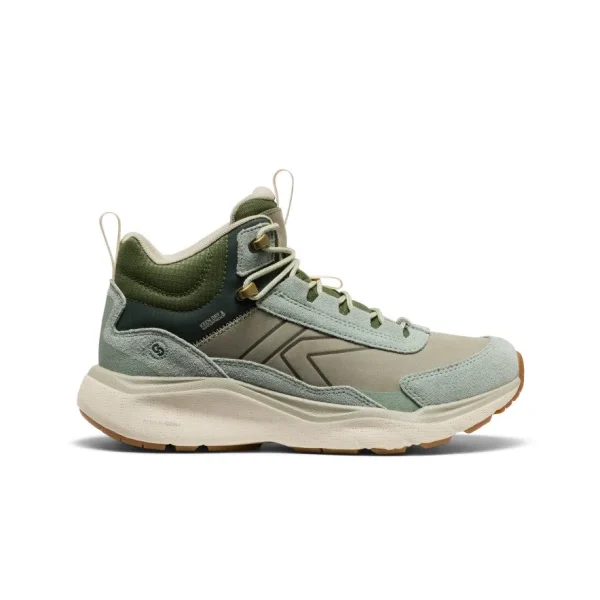 Women’s Leiki Waterproof Leather Hiking Boot  |  Iceberg Green/Bronze Green