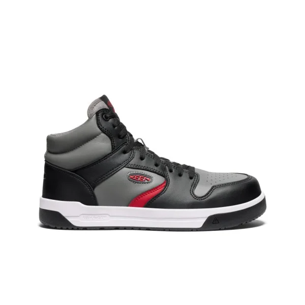 Men’s Overton Mid Work Shoe (Carbon Toe)  |  Steel Grey/Black