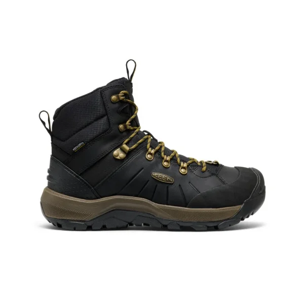 Men’s Revel IV Polar Waterproof Boot  |  Black/Lemon Curry