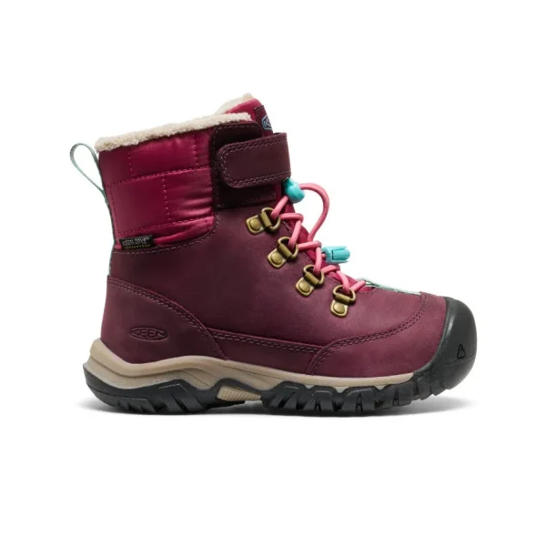 Little Kids’ Kanibou Waterproof Winter Boot  |  Fig/Pink Lemonade