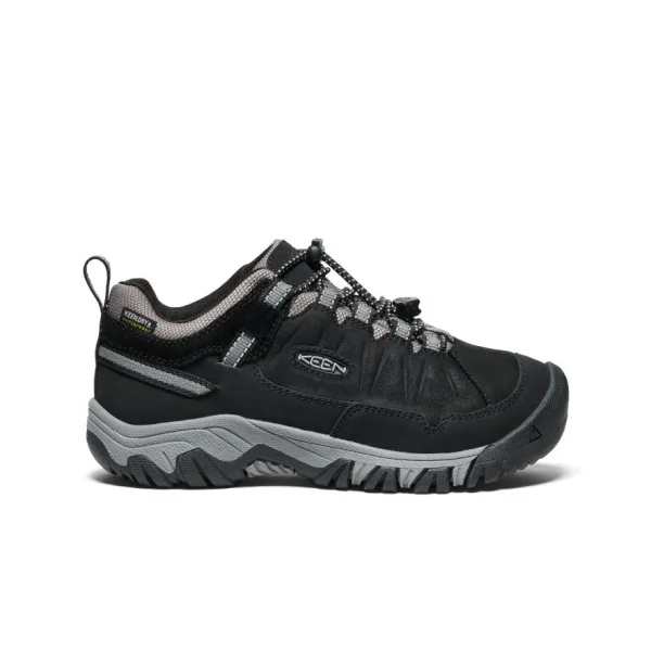 Big Kids’ Targhee IV Waterproof Hiking Shoe  |  Black/Steel Grey