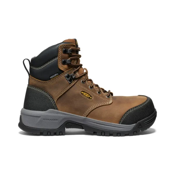 Women’s Evanston 6 Waterproof Boot (Carbon Toe)  |  Bison/Black