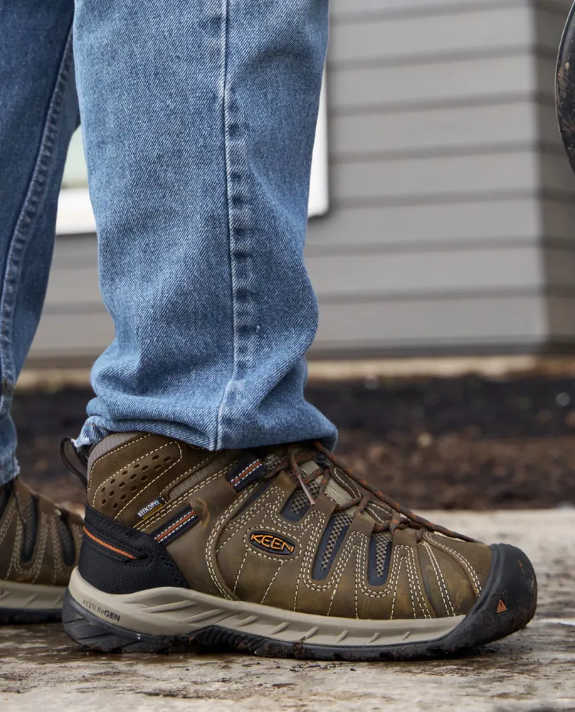 Men’s Flint II Waterproof Mid (Soft Toe)  |  Black Olive/Brindle - Image 7
