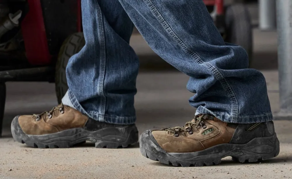 Men’s Pittsburgh Energy 6 Waterproof Boot (Carbon Toe)  |  Bison/Black - Image 7