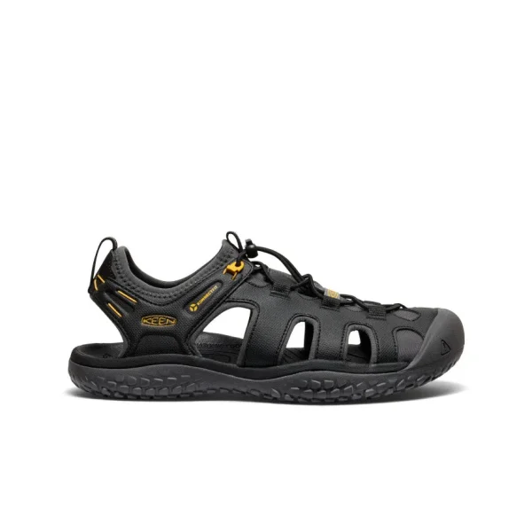 Men’s SOLR Sandal  |  Black/Gold