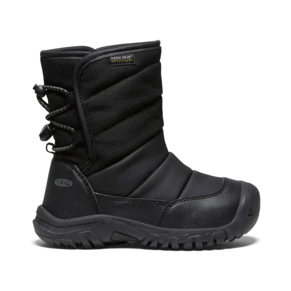 Little Kids’ Puffrider Waterproof Winter Boot  |  Black/Steel Grey