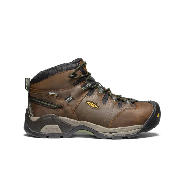 Men’s Detroit XT Waterproof Boot (Steel Toe)  |  Cascade Brown/Bronze Green