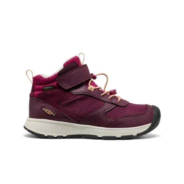 Big Kids’ Skua Waterproof Boot  |  Fig/Peach Fuzz