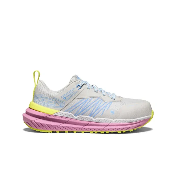 Women’s Speedworks ESD Work Sneaker (Carbon Toe)  |  Alloy/Moonlight Mauve