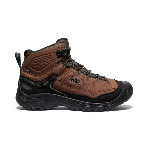 Men’s Targhee IV Wide Waterproof Hiking Boot  |  Bison/Black