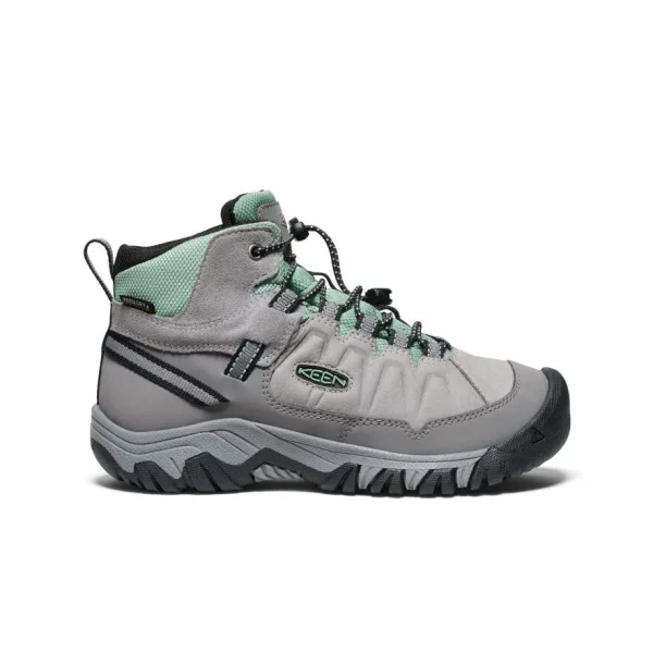 Big Kids’ Targhee IV Waterproof Hiking Boot  |  Alloy/Granite Green
