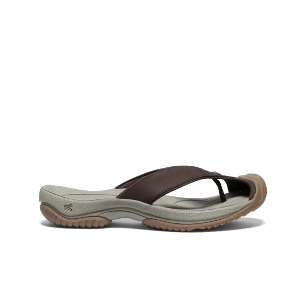 Men’s Waimea Leather Flip-Flop  |  Java/Plaza Taupe