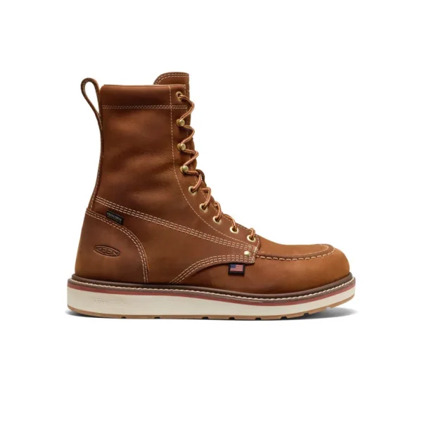 Men’s Liberty 8 Waterproof Boot (Soft Toe)  |  Leather Brown/Birch