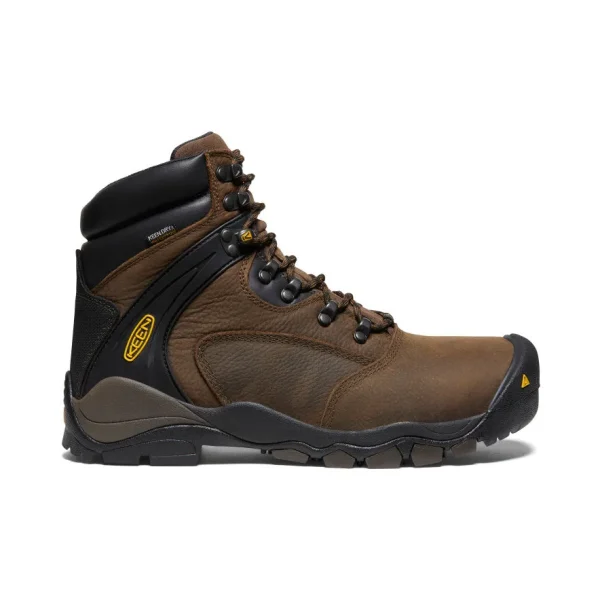 Men’s Louisville 6 Waterproof Boot (Steel Toe)  |  Cascade Brown