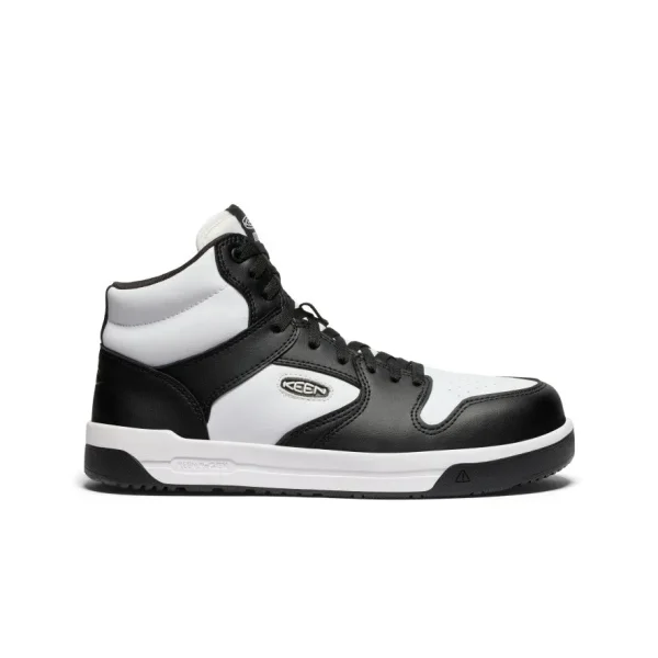 Men’s Overton Mid Work Shoe (Carbon Toe)  |  Star White/Black