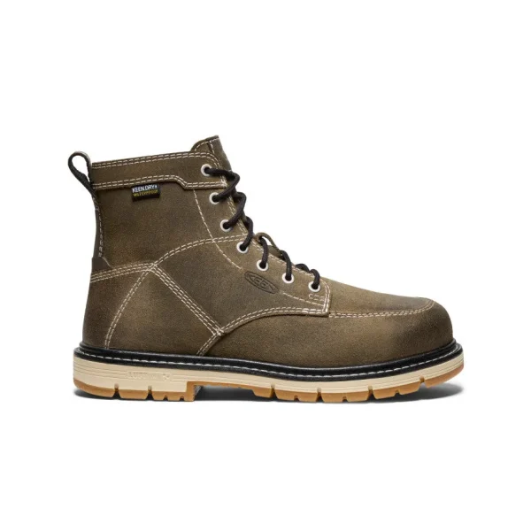 Women’s San Jose 6 Waterproof 90° Heel Boot (Aluminum Toe)  |  Steel Grey/Gum
