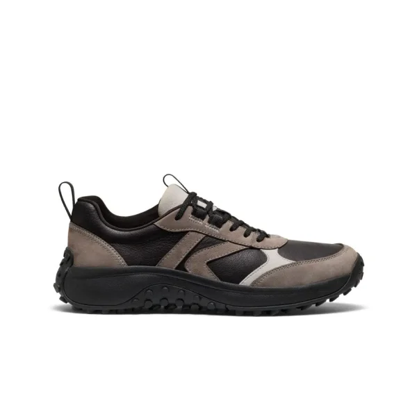 Men’s KS86 Leather Sneaker  |  Black/Steel Grey
